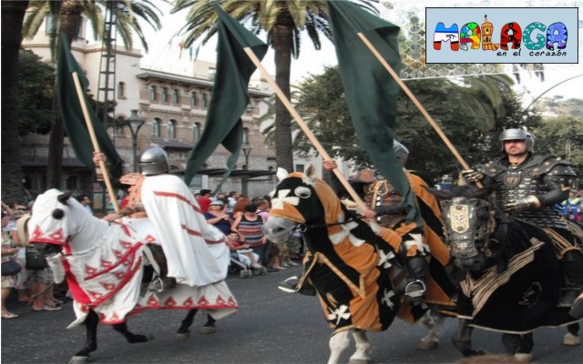 Cabalgata conmemoración de la llegada de los Reyes Católicos a Málaga 